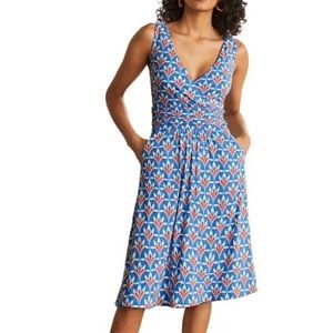 Boden Effie V-neck Dress